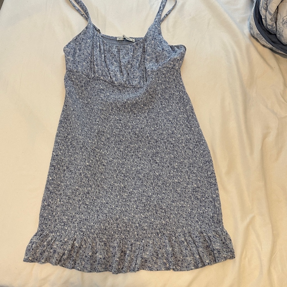Abercrombie & Fitch Blue Floral Mini Dress